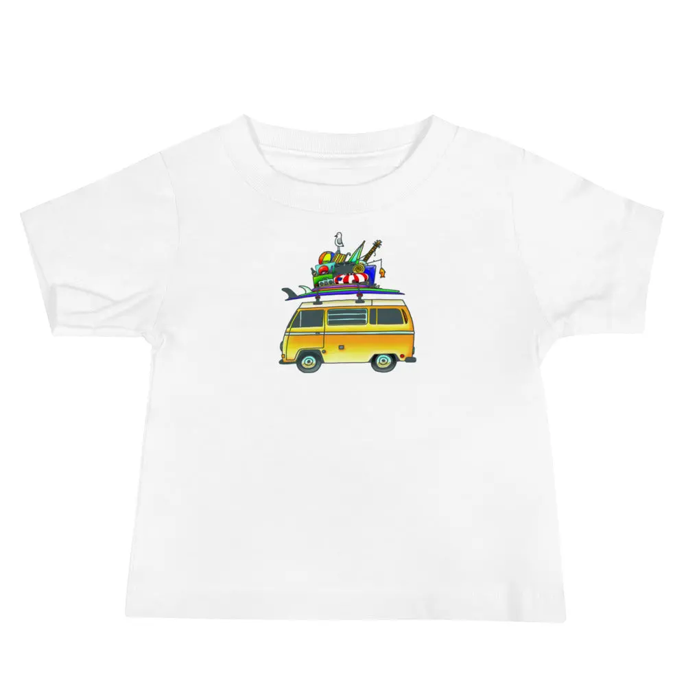 Cute Rad Bus Graphic Tee for Infants