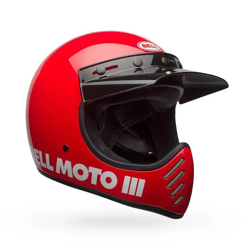 Bell Moto-3 Dot-Certified Helmet – Gloss White, Size L (7152122) 1