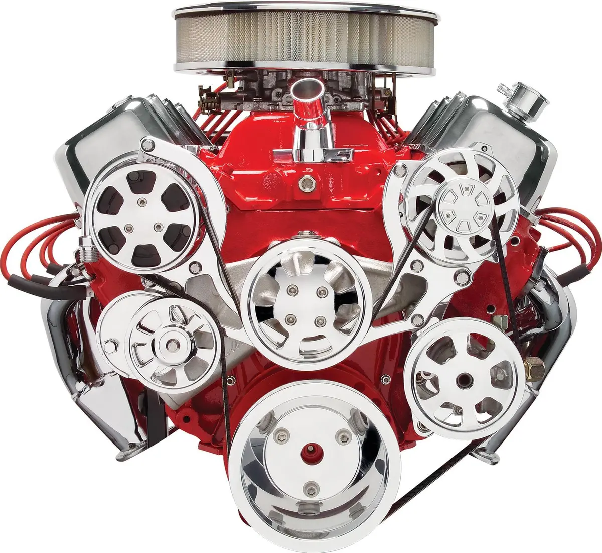 Billet Specialties Tru Trac Serpentine Drive Kit With Air Conditioning Compatibility 1