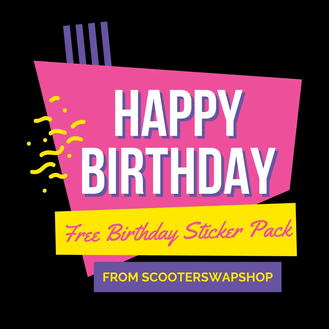 Scooterswapshop Birthday Sticker Pack! 1
