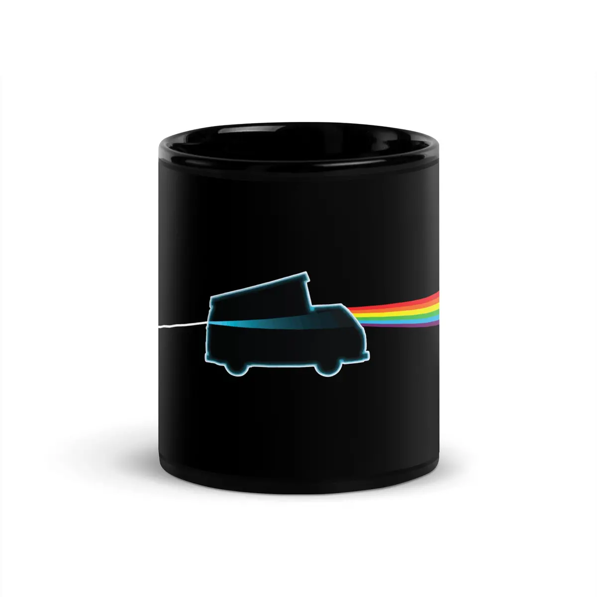 Dark Side Of The Bus Black Glossy Mug 2