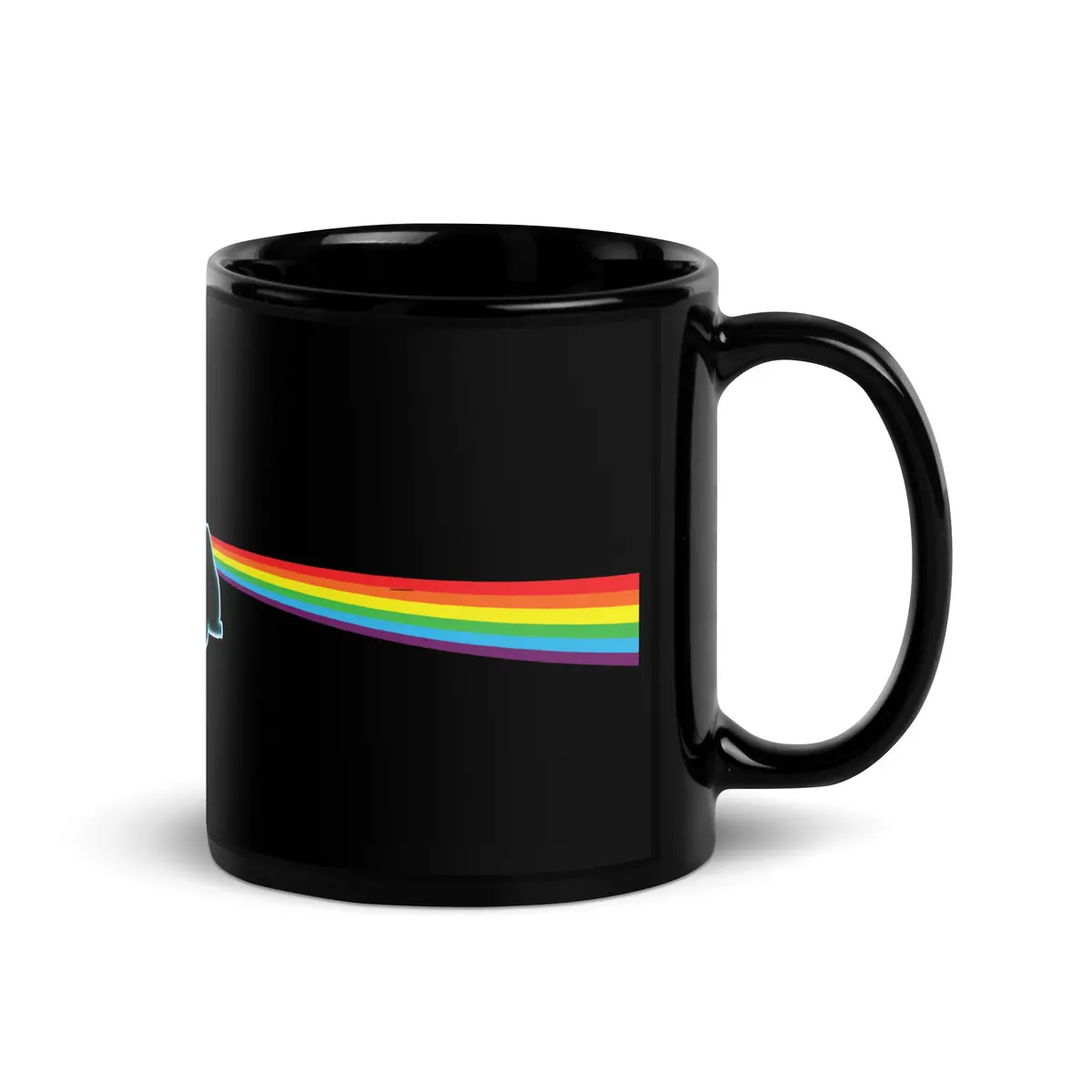 Dark Side Of The Bus Black Glossy Mug 1