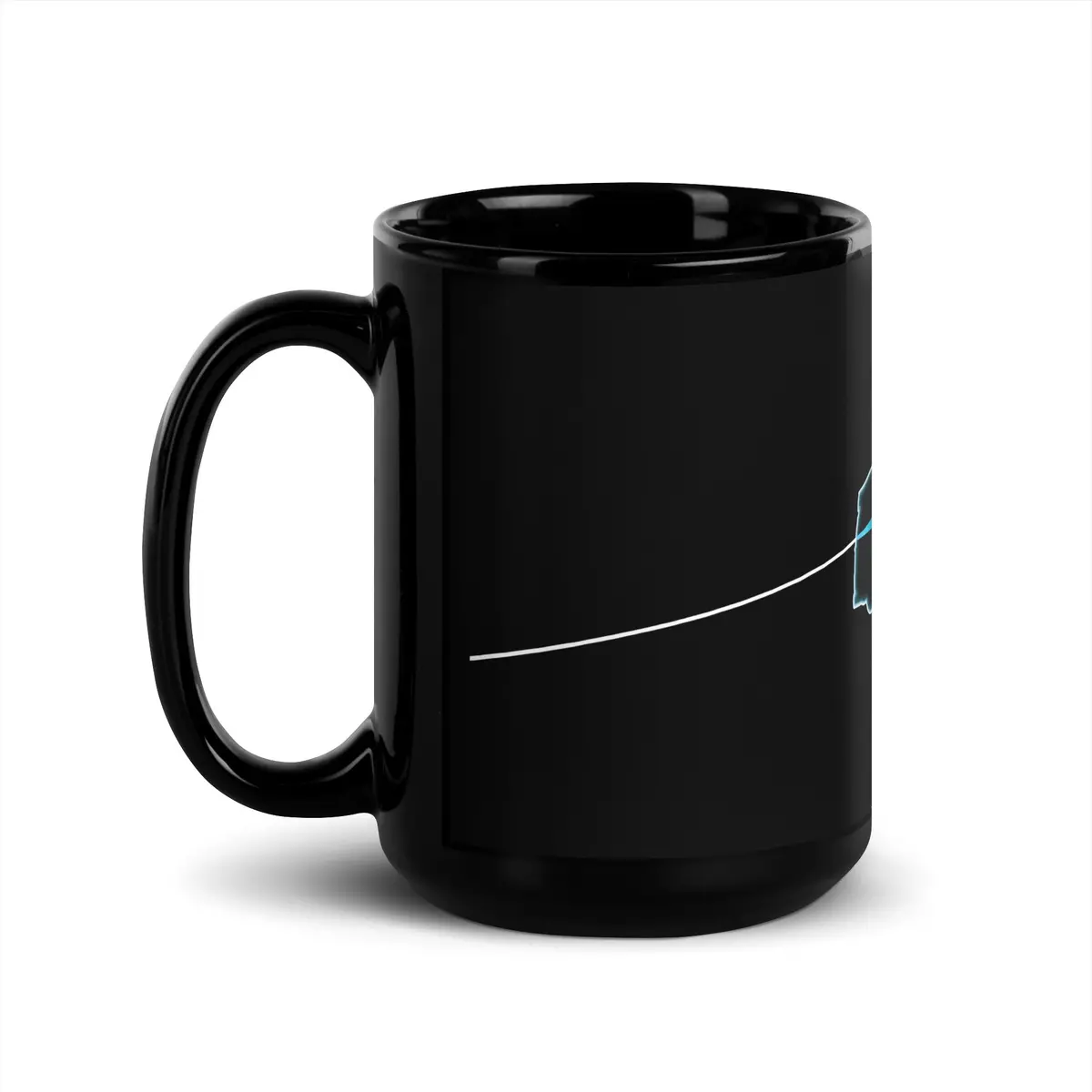Dark Side Of The Bus Black Glossy Mug 2