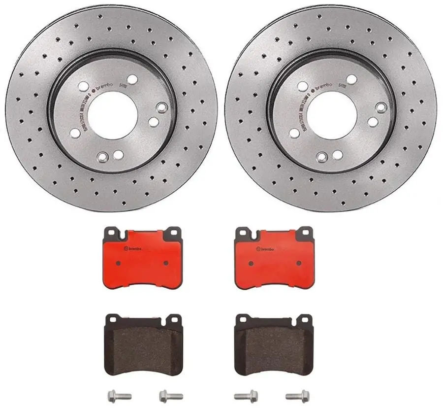 Brembo Ktx0033 Premium Brake Pad And Rotor Kit 1