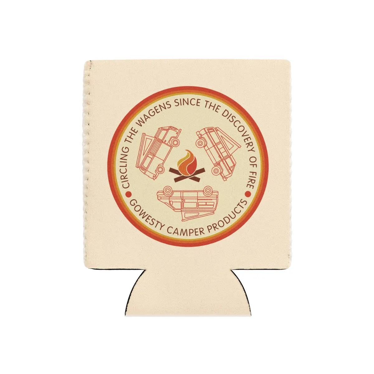 Circle The Wagens Can Coozie 1