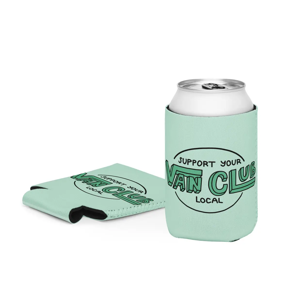 Support Your Local Van Club Can Coozie 2
