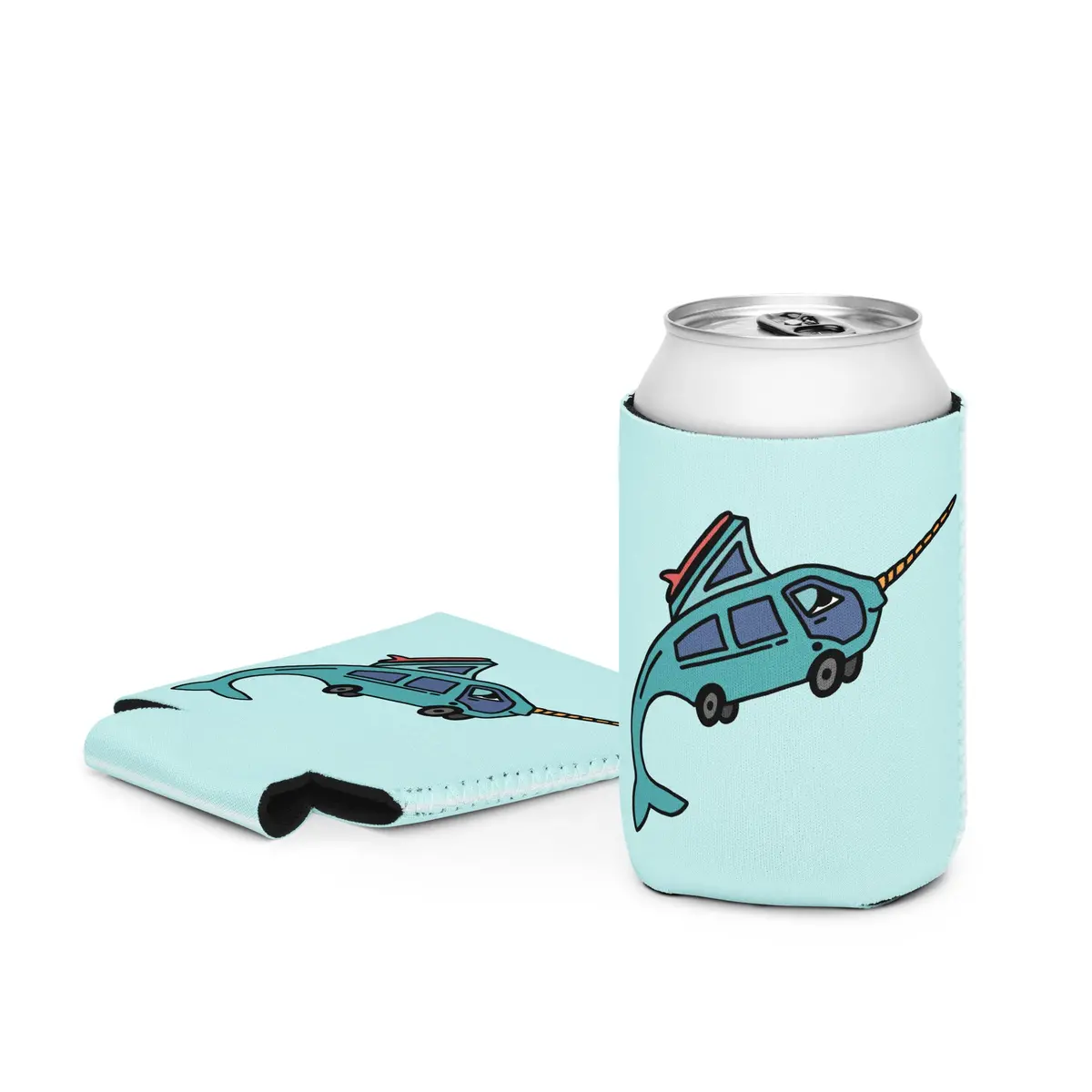 Narwhal Ned Can Coozie 2