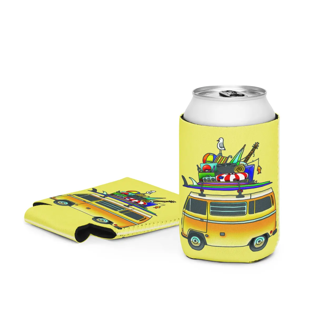 Rad Bus Can Coozie 1