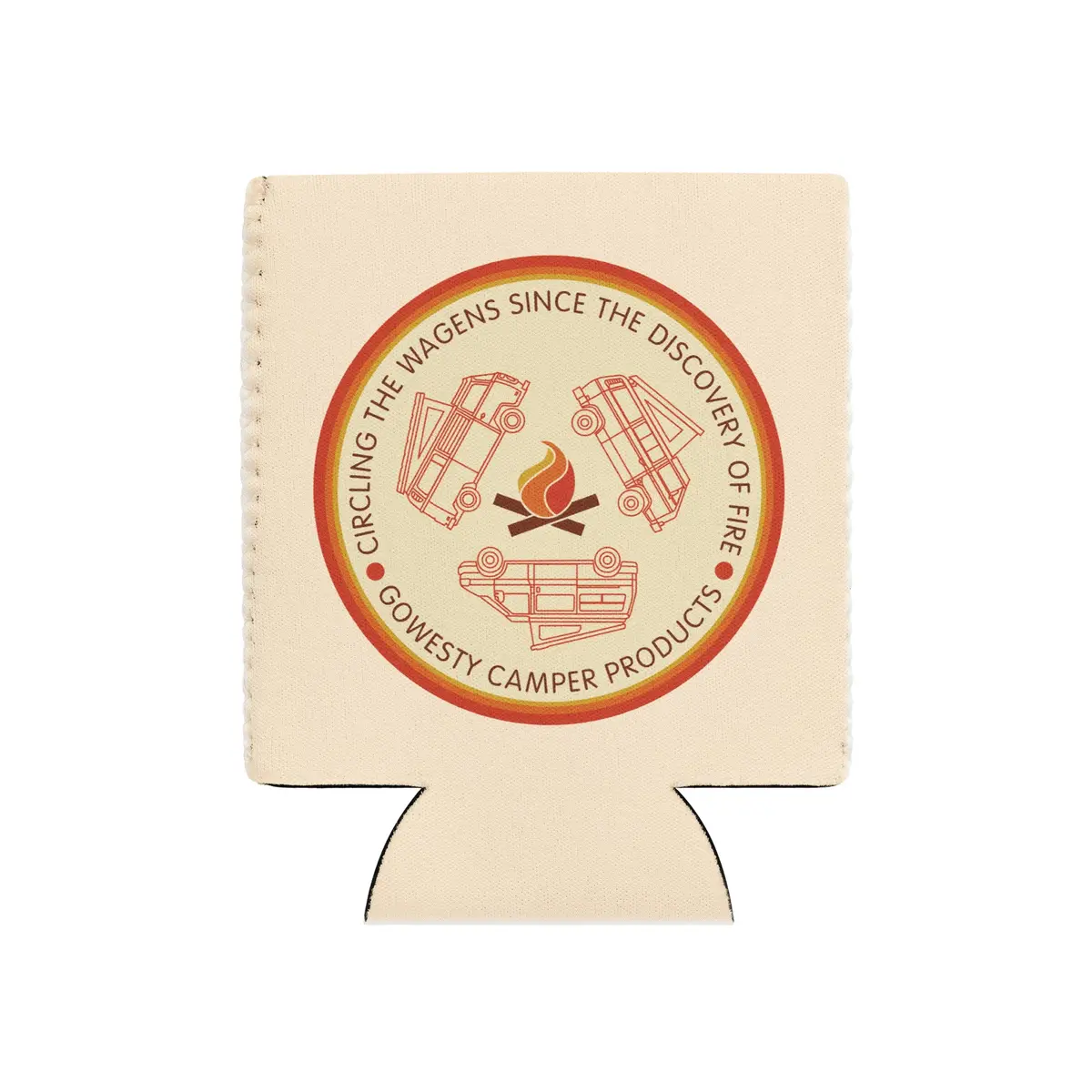 Circle The Wagens Can Coozie 2