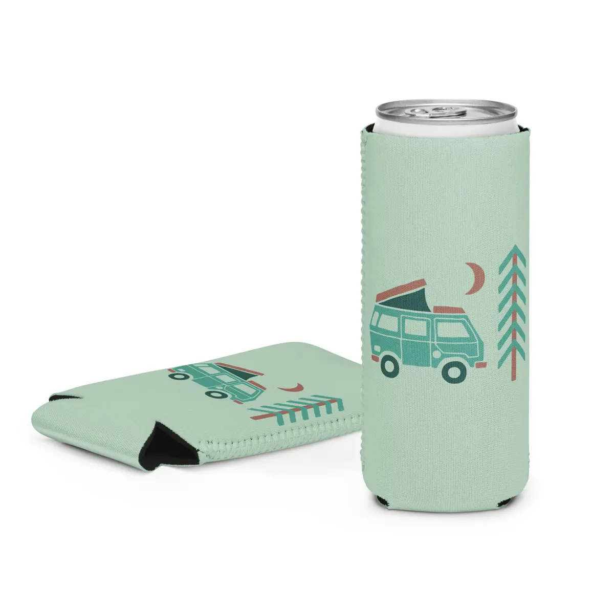 Go Outside Van & Moon Can Coozie 2