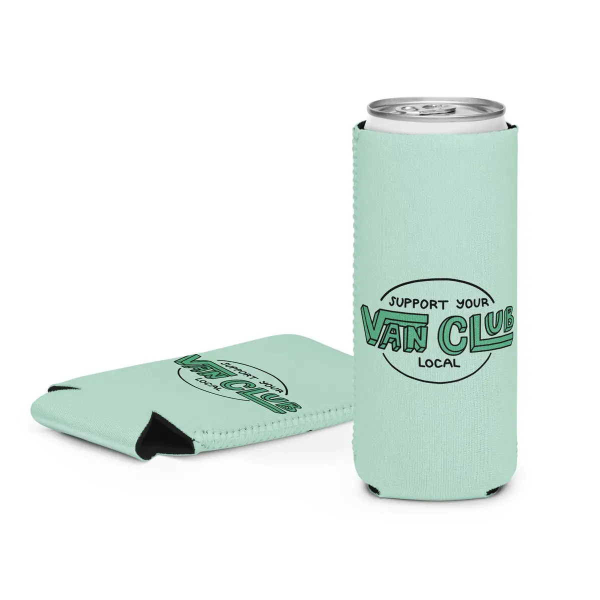 Support Your Local Van Club Can Coozie 2
