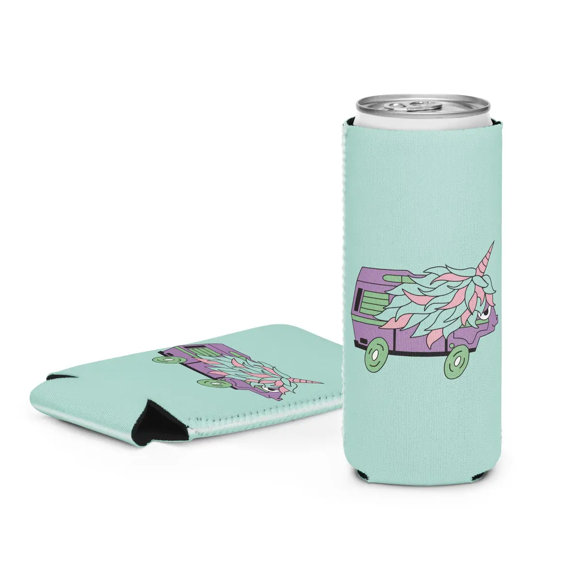 High-Top Hazel Unicorn Can Coozie 2