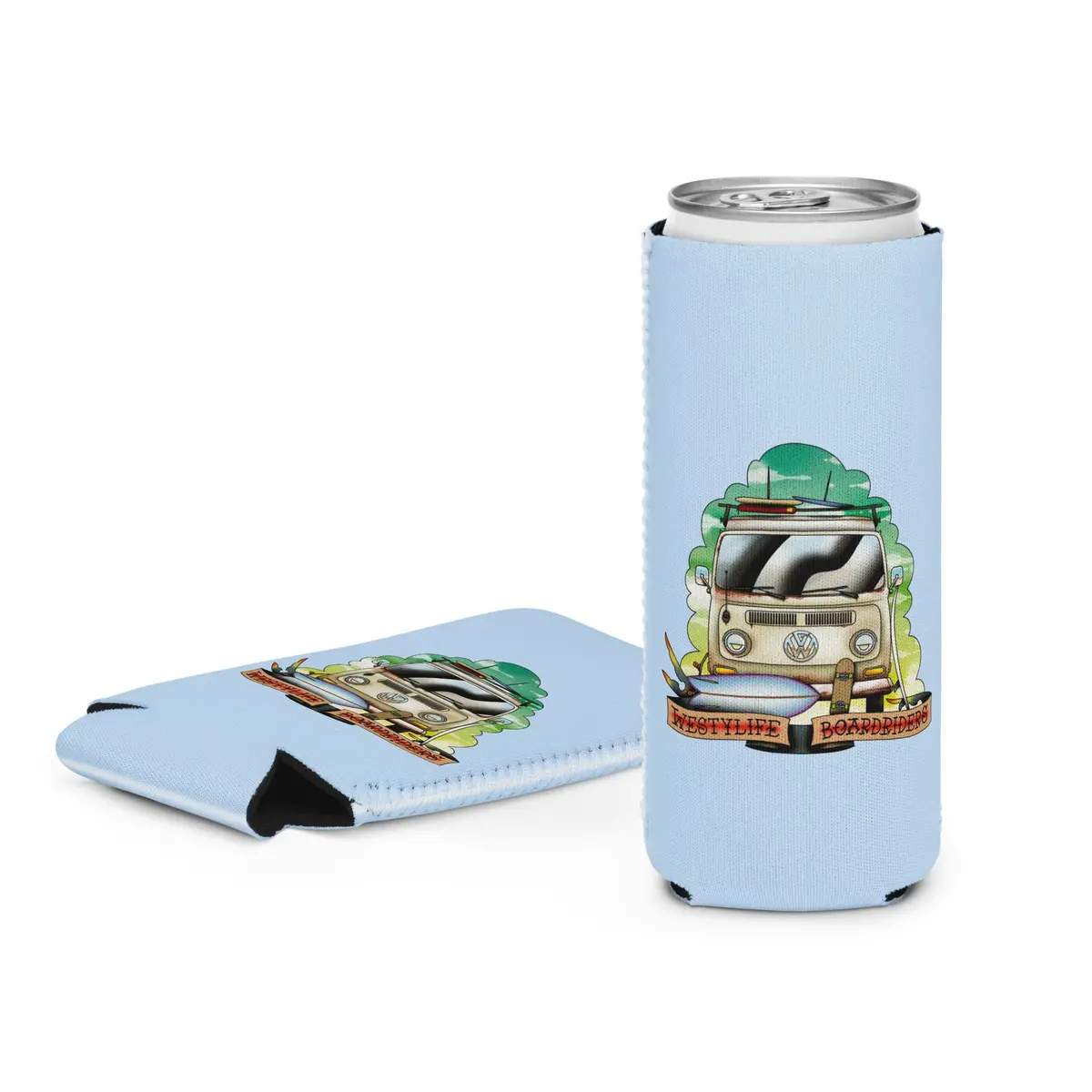 Westy Life Boardriders Bus Face Can Coozie 2