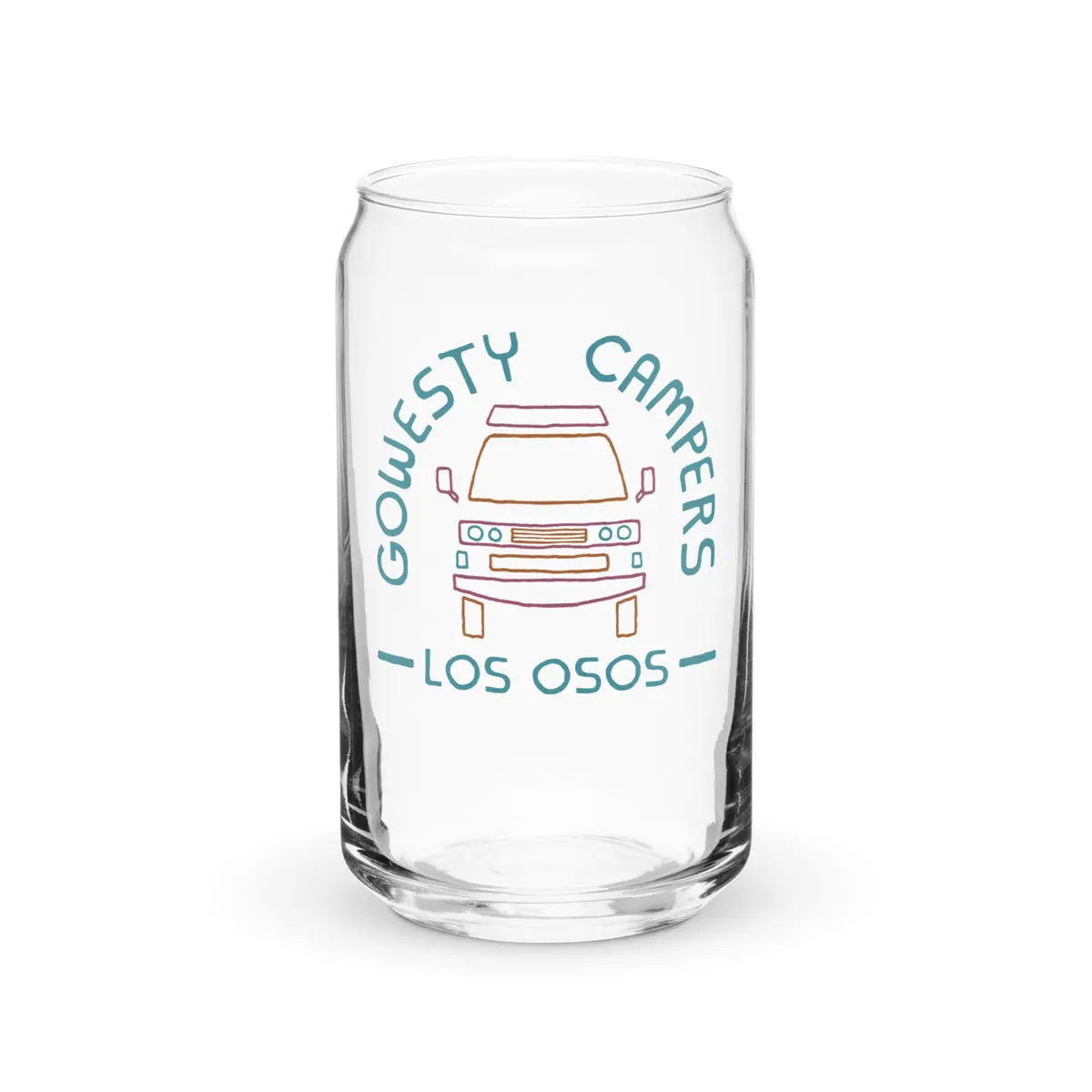 Gowesty Campers "Friendly Face" Pint Glass 1