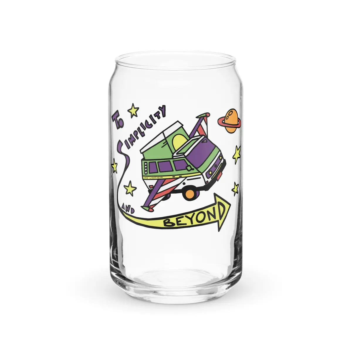 Van Lightyear Pint Glass 1
