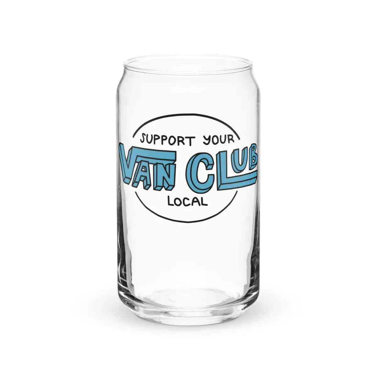 Support Your Local Van Club Pint Glass 1