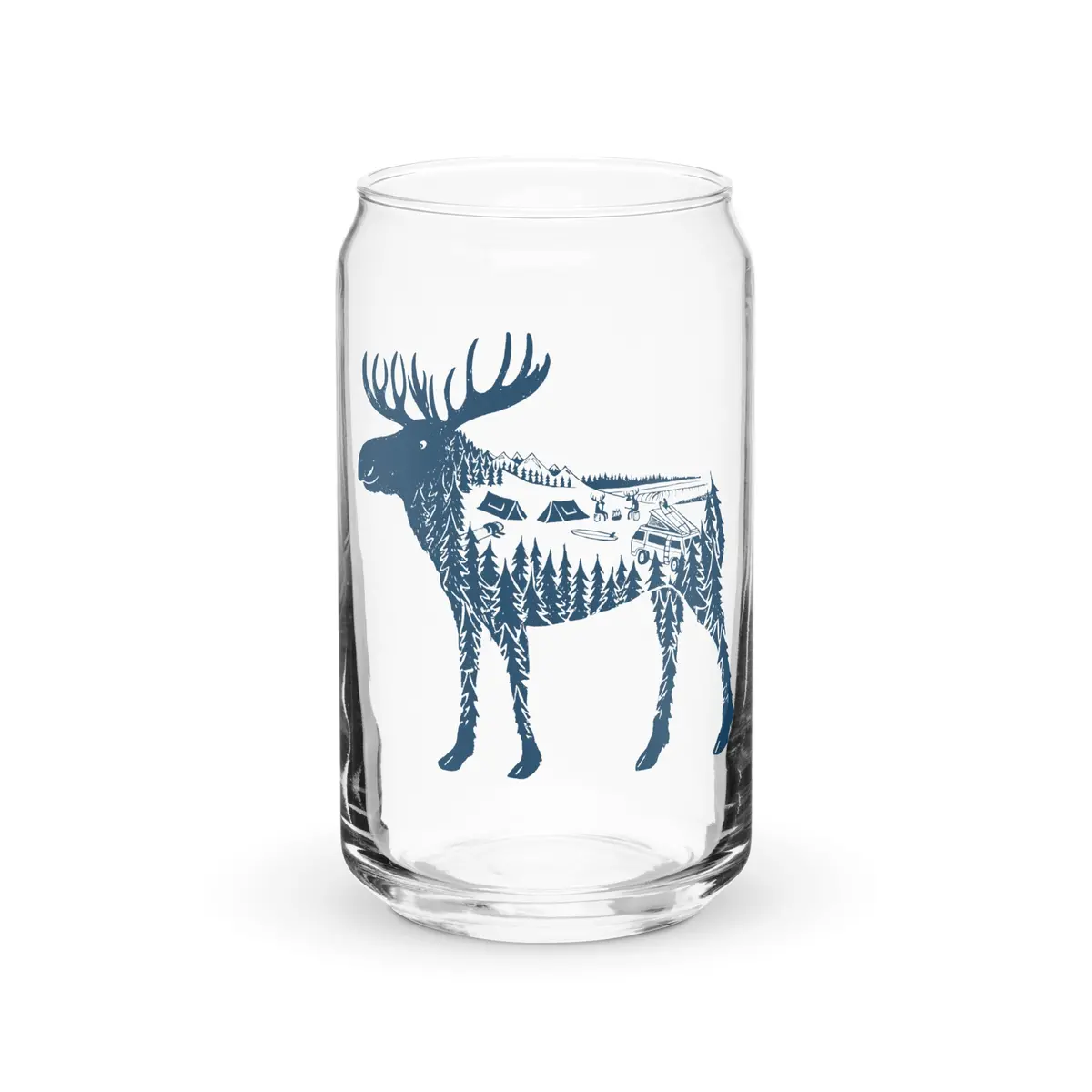 Moose Meet-Up Pint Glass 1