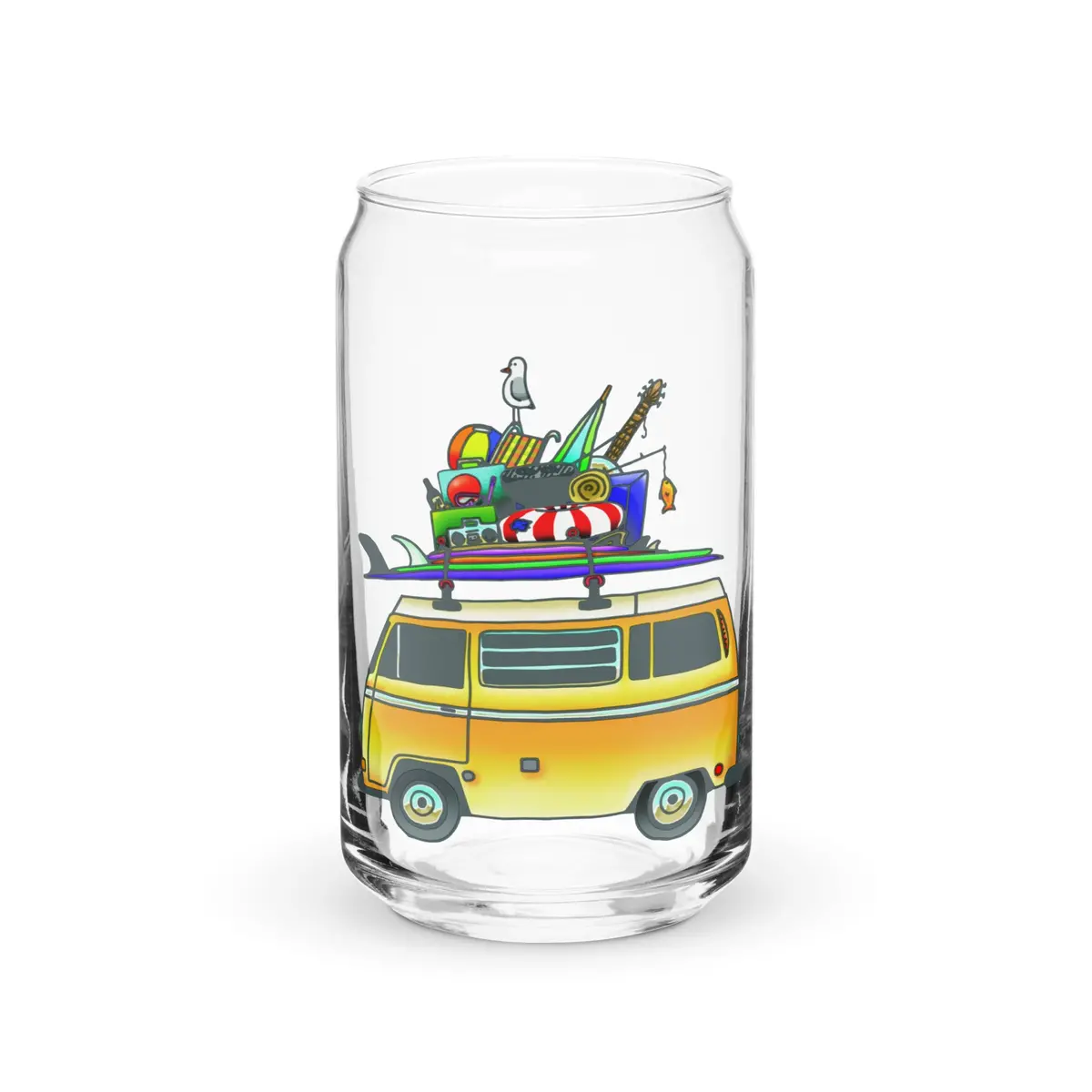 Rad Bus Can-Shaped Pint Glass 2