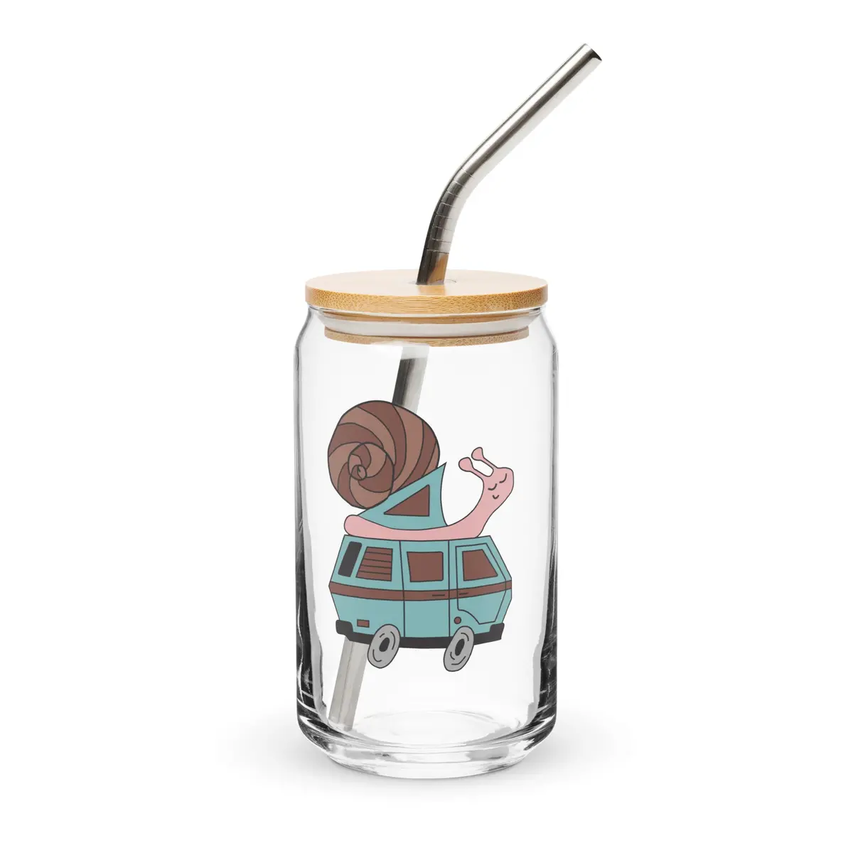 Sally Snail Can-Shaped Pint Glass 1