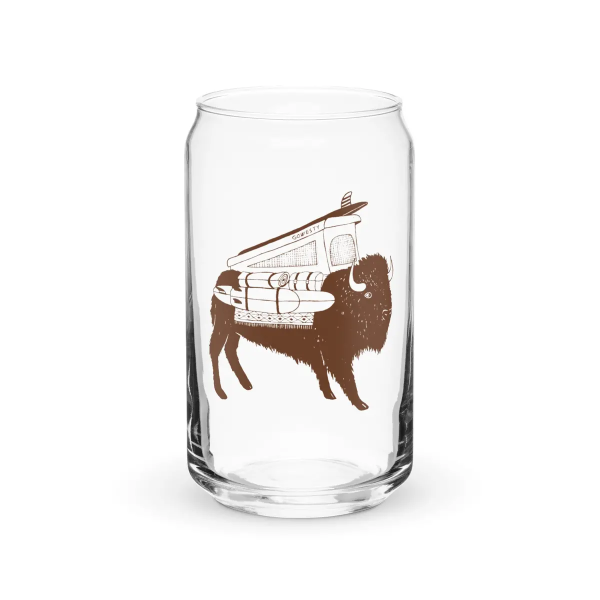 Buffalo Roam Pint Glass 1