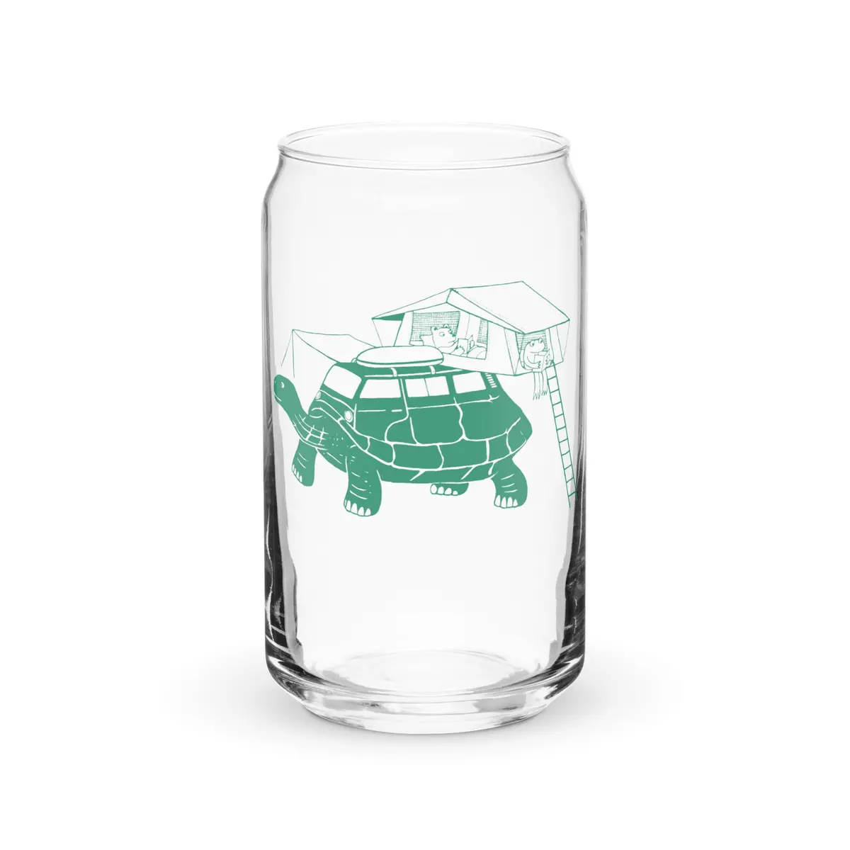 Tin-Top Turtle Pint Glass 1