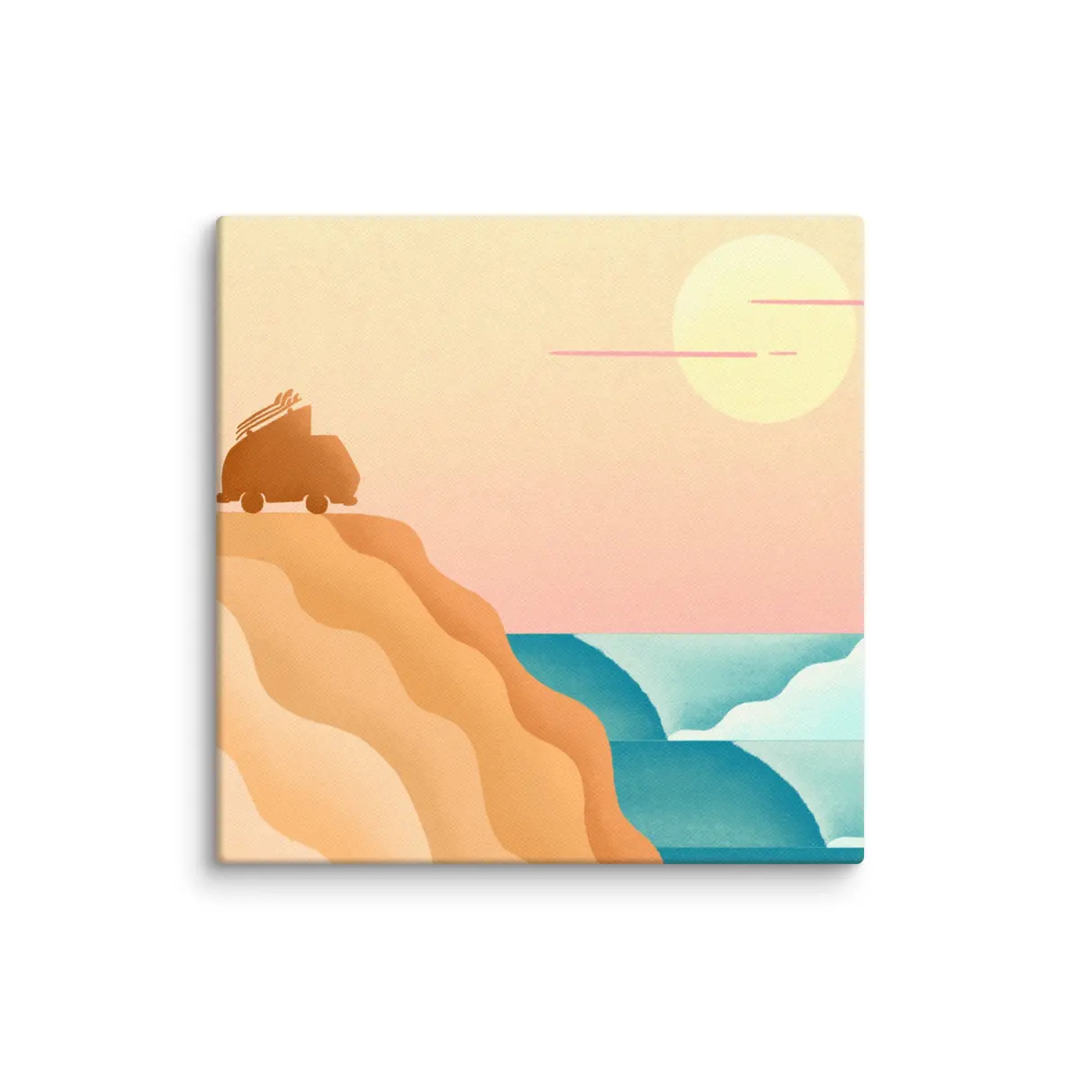 Baja Surf Canvas Print 2