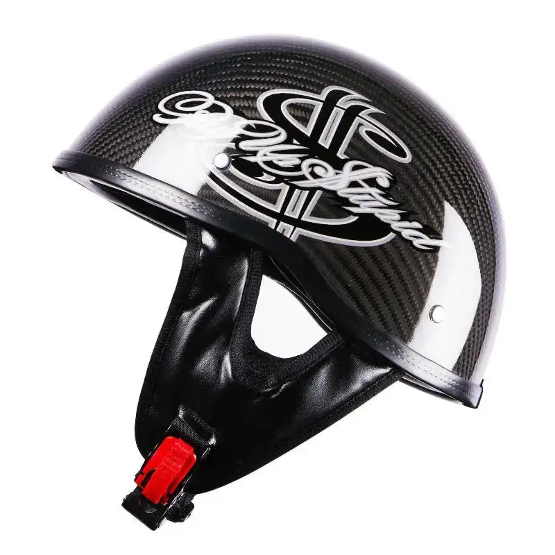 Carbon Fiber Summer Open Face Helmet With Dot/Ccc Certified 1