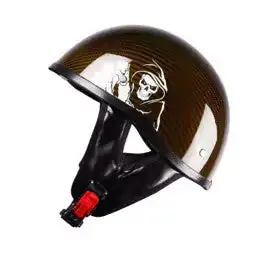 Carbon Fiber Summer Open Face Helmet With Dot/Ccc Certified Tkmw-020 1