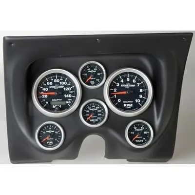 Classic Thunder Road 101670911 Dash Panel With Autometer Gauges 1