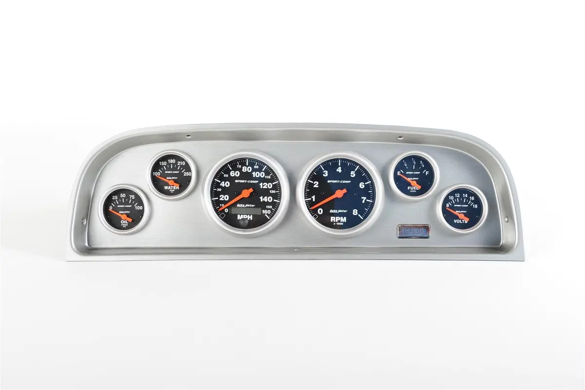 Classic Thunder Road Instrument Cluster – Autometer Gauges Pre-Installed, 107600312 1