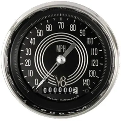 Classic Instruments V8 Speedster Speedometer – Analog Digital Hybrid V8Sr55Shc 1