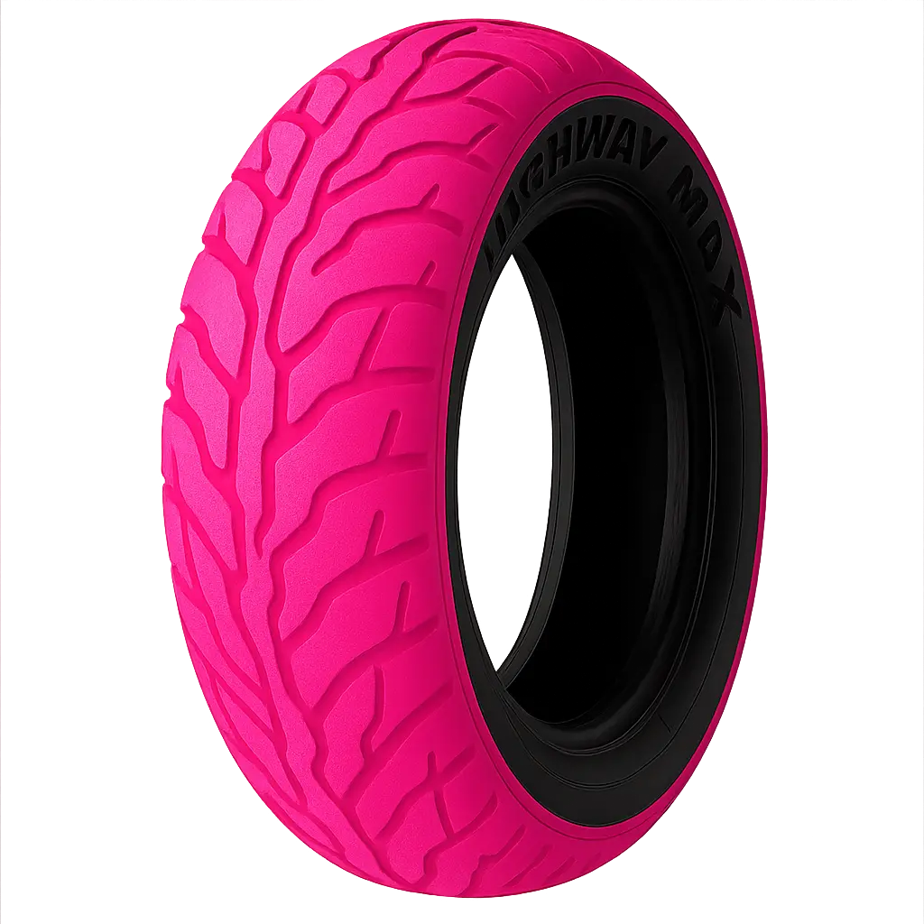 150/80-16 Hot Pink Smoke Motorcycle Tire 1