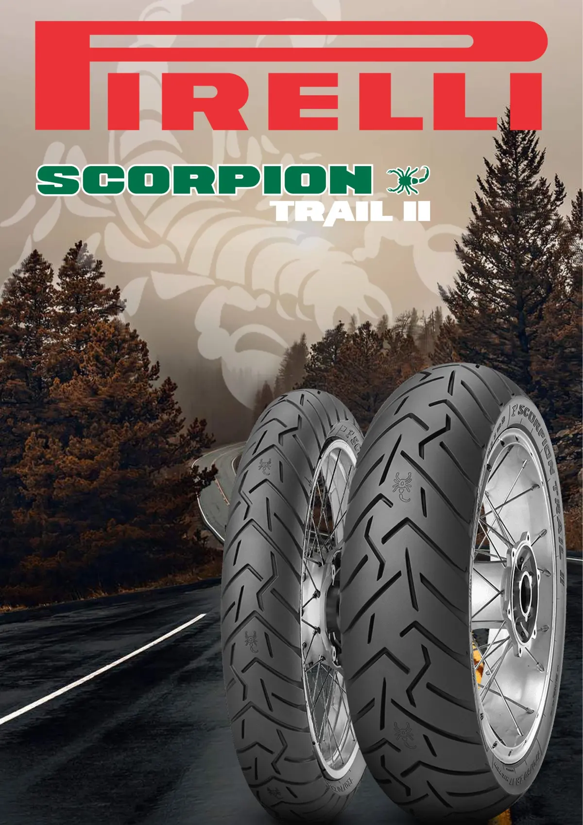 Pirelli Scorpion Trail 2 110/80-19 & 150/70-17 Combo 1