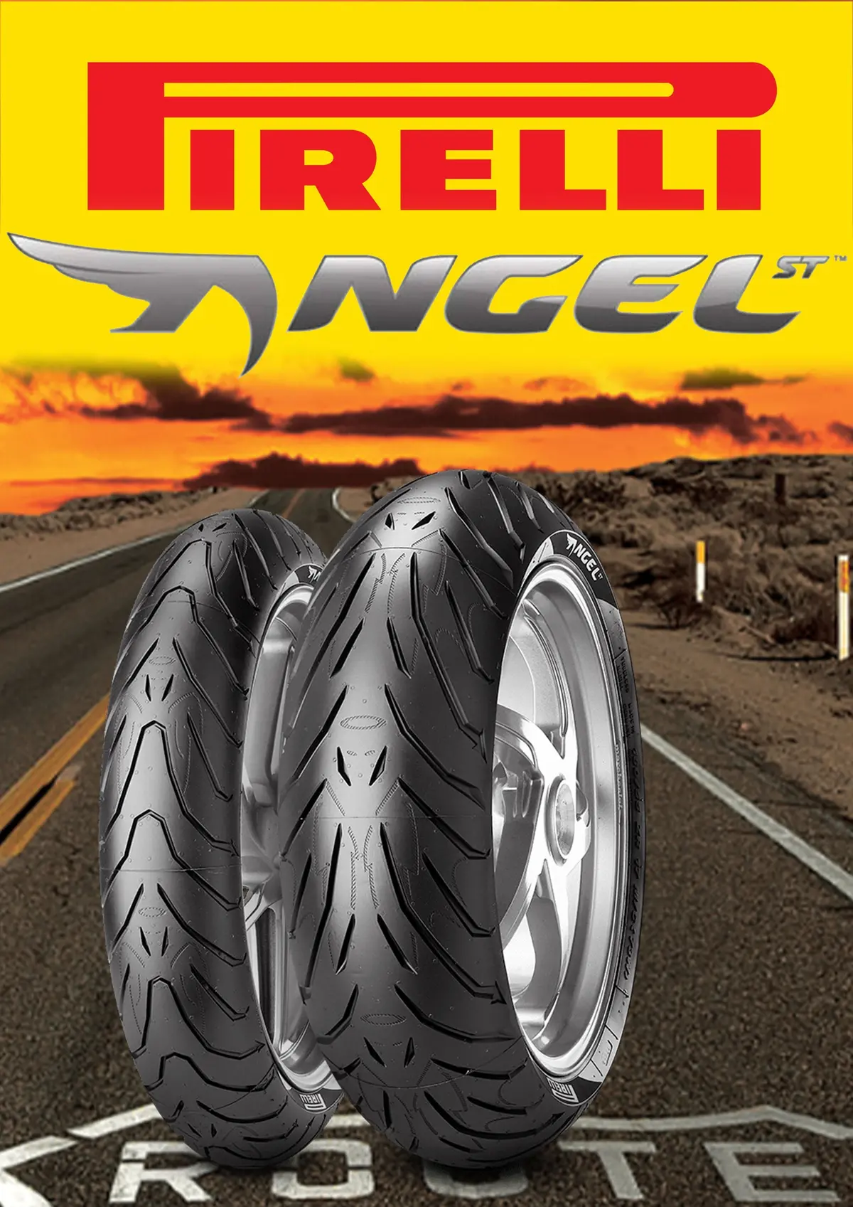 Pirelli Angel St 120/70-17 & 190/50-17 Combo 1
