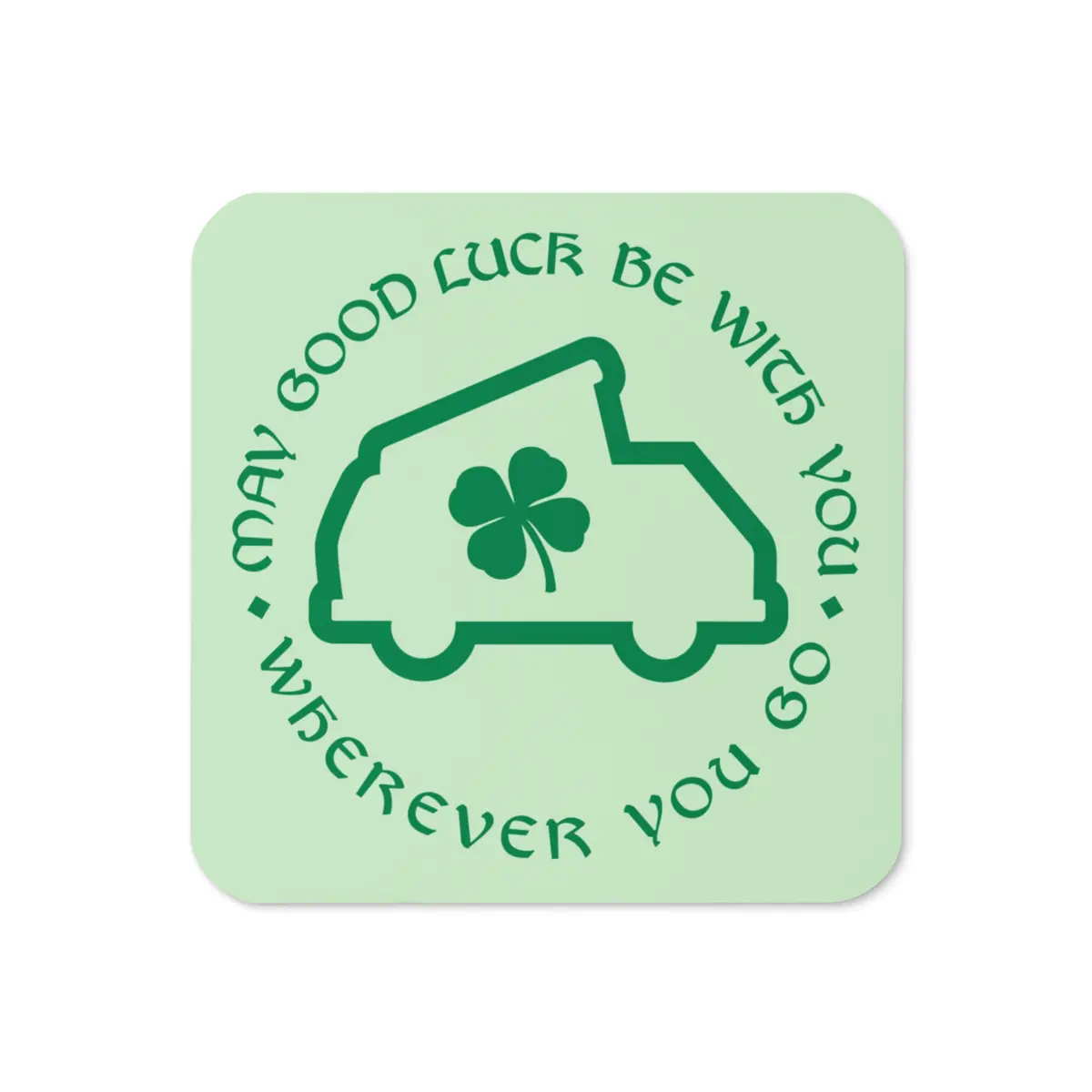 Lucky Westy Cork-Back Coaster 1
