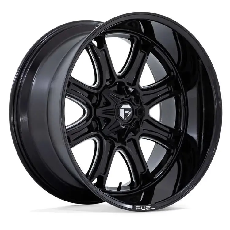 Fuel Darkstar 20X9 8X6.5 +1 Offset Black And Milled Set Of 4 - Fc853be20908001 1