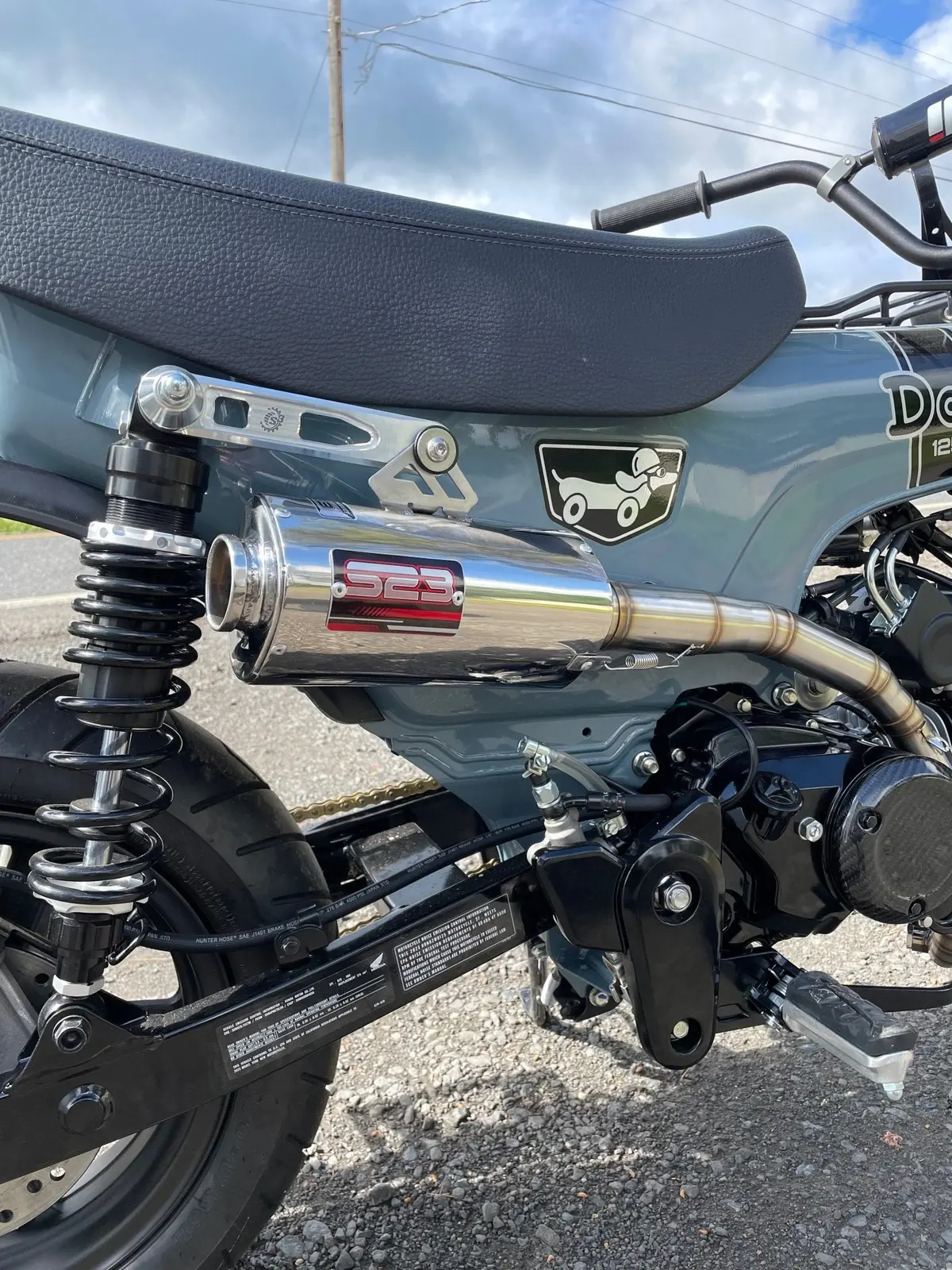 S23 Racing Exhaust - Dax St125 1