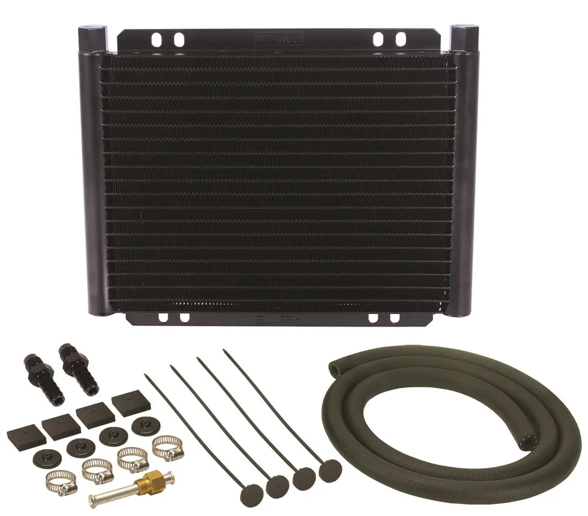 Derale High-Capacity Transmission Fluid Cooler – Stacked-Plate Design, Model #13523 1