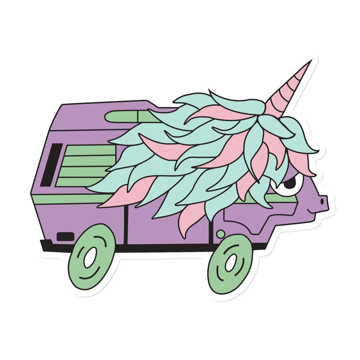 High-Top Hazel Unicorn Magnet 3