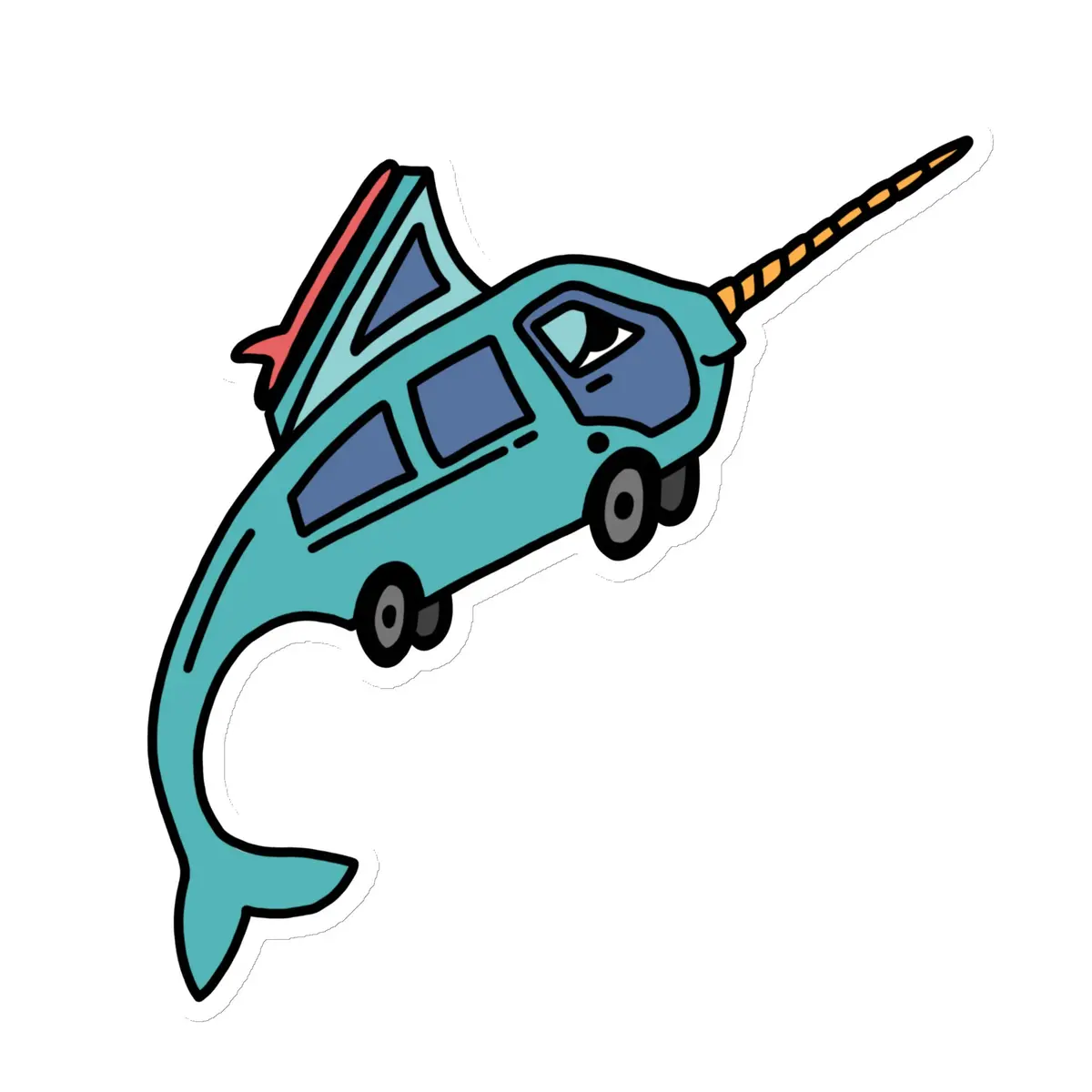 Narwhal Ned Magnet 3