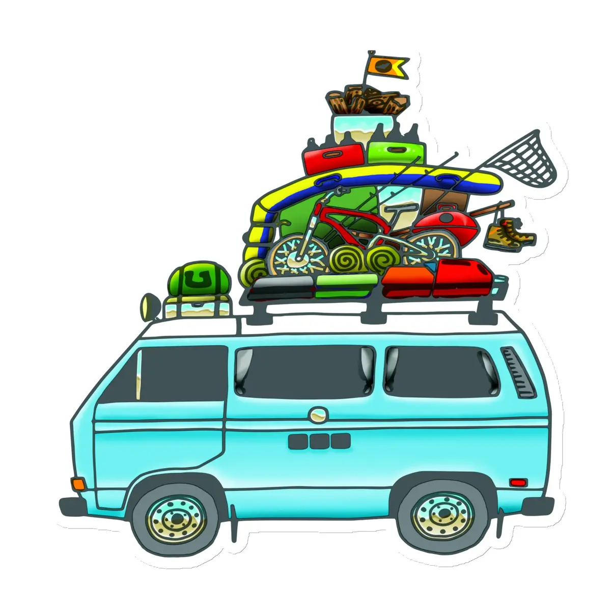 Rad Vanagon Magnet 3