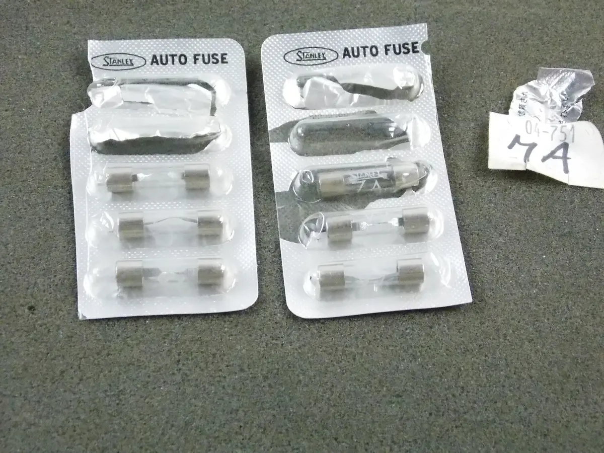 Stanley Cartridge Fuse 7 Amp Pkg Of 6 04-751 Honda Yamaha Suzuki Kawasaki 1