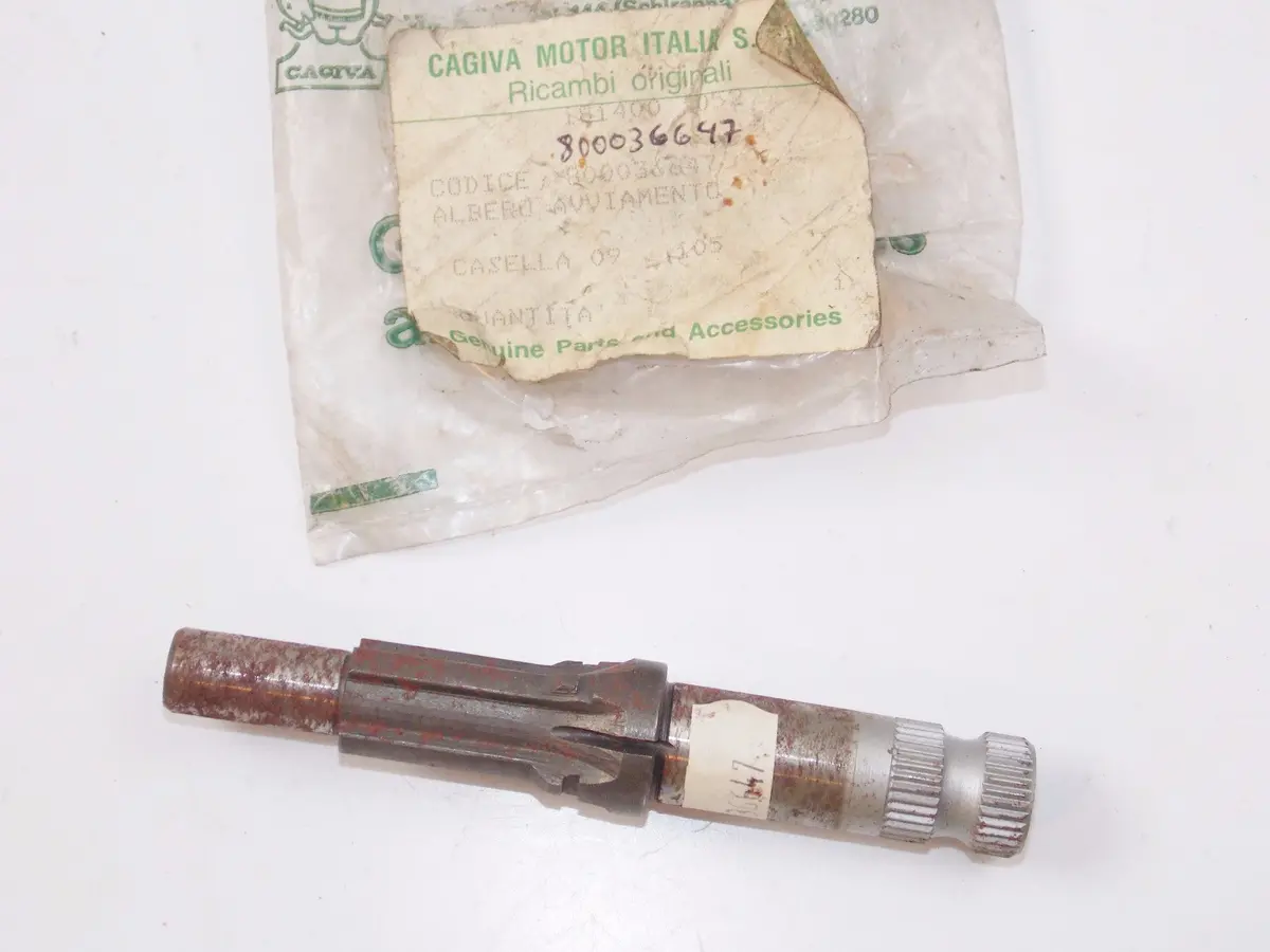 Nos Oem Cagiva 1984 Aletta Electra Starter Crank Shaft 800036647 1