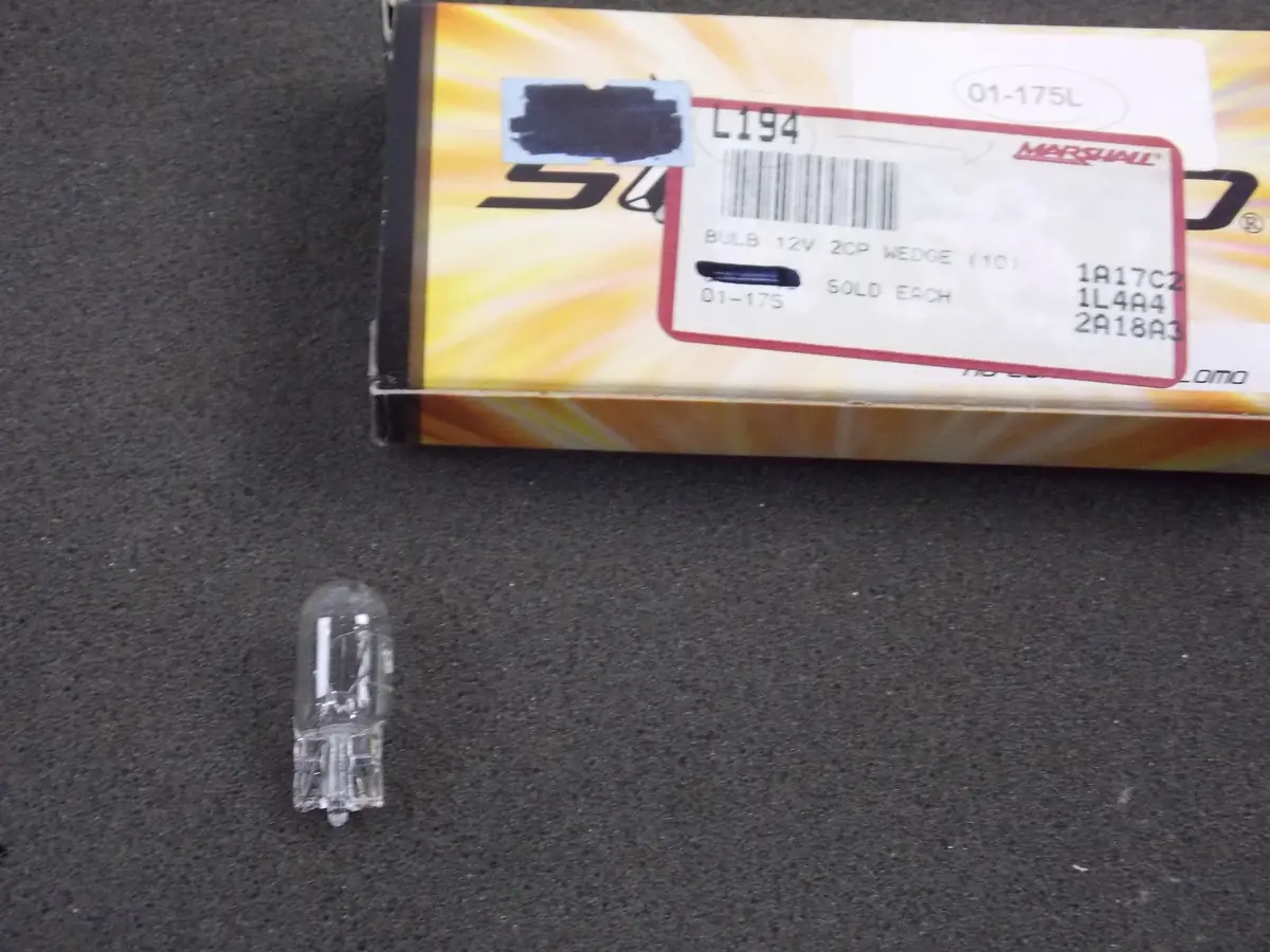 Sports Part Inc. Light Bulb 12V 2Cp Wedge L194 | 01-175L 1