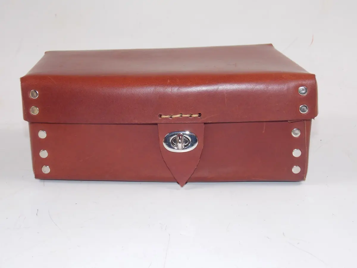 Brown Leather Tank Tool Bag Enduro Scrambler Bultaco Ktm Husqvarna Ducati Cafe 2