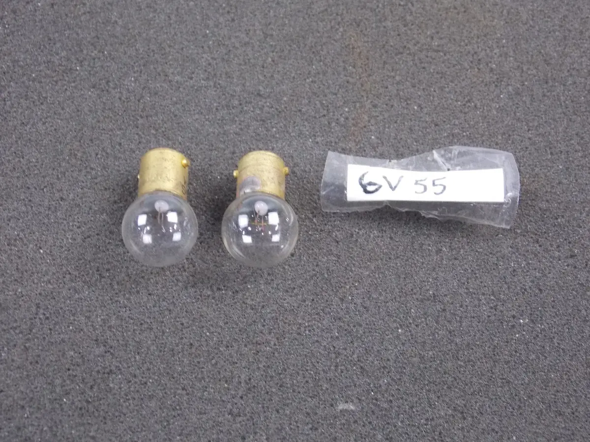 Light Bulb 6V - 55W Automotive Motorcycles Honda Yamaha Suzuki Kawasaki 1