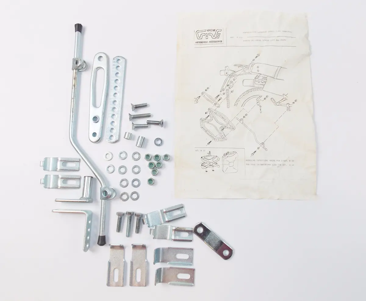 Givi Enduro Universal Single Side Bag Frame Bmw Length 11" + Keys + Hardware Kit 2