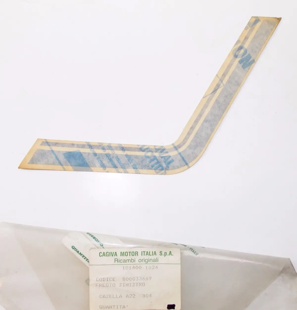 Nos Oem Cagiva 1982 Sxt 125 Lh Panel Cover Sticker 800033669 1