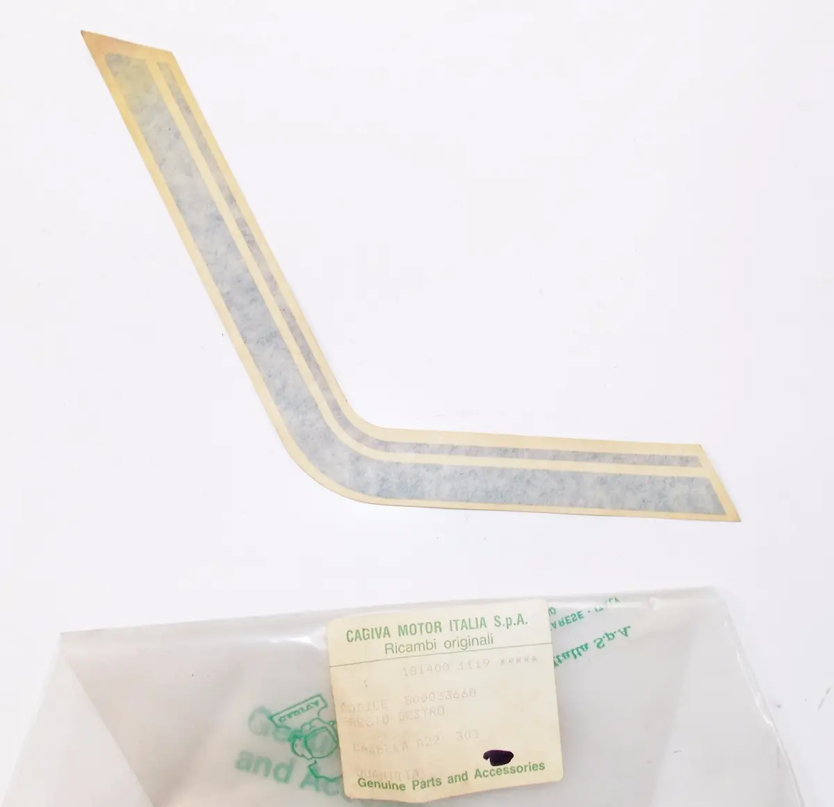 Nos Oem Cagiva 1982 Sxt 125 Rh Panel Cover Sticker 800033668 1