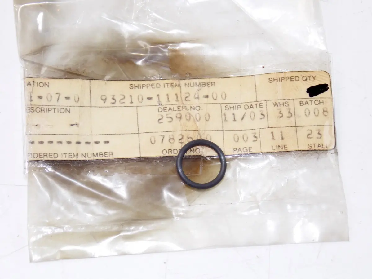 Nos Yamaha 1973-1986 Tx500 Tx500a Xj650lh Maxim X Xj750mk O-Ring 93210-11124 1